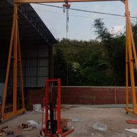 供應(yīng)天津手推簡(jiǎn)易龍門吊